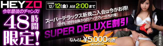 【ＨＥＹＺＯ】48時間限定割引（12/12 AM2:00まで）