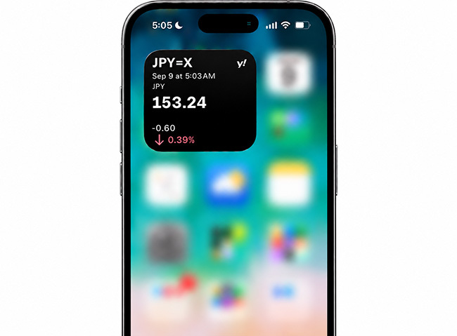 スマホのウィジェット画像
